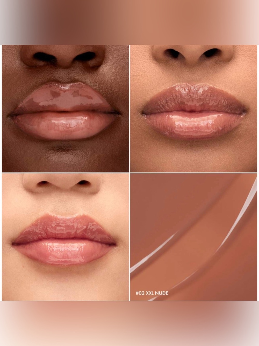 Sephora Collection Outrageous Plump Hydrating Lip Gloss — Nude (02 XXL) - Picture 2 of 2